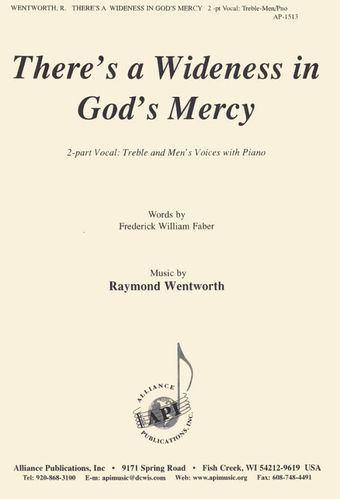 There's a Wideness in God's Mercy